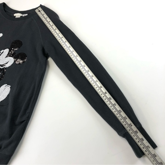 MICKEY Mouse Sequin Maternity Sweatshirt Small - Picture 8 of 9
